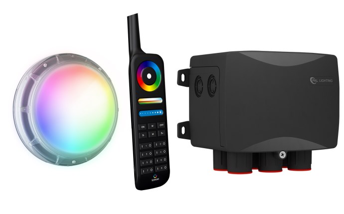 Aqualumin Sonar Retro Pool Light with Remote